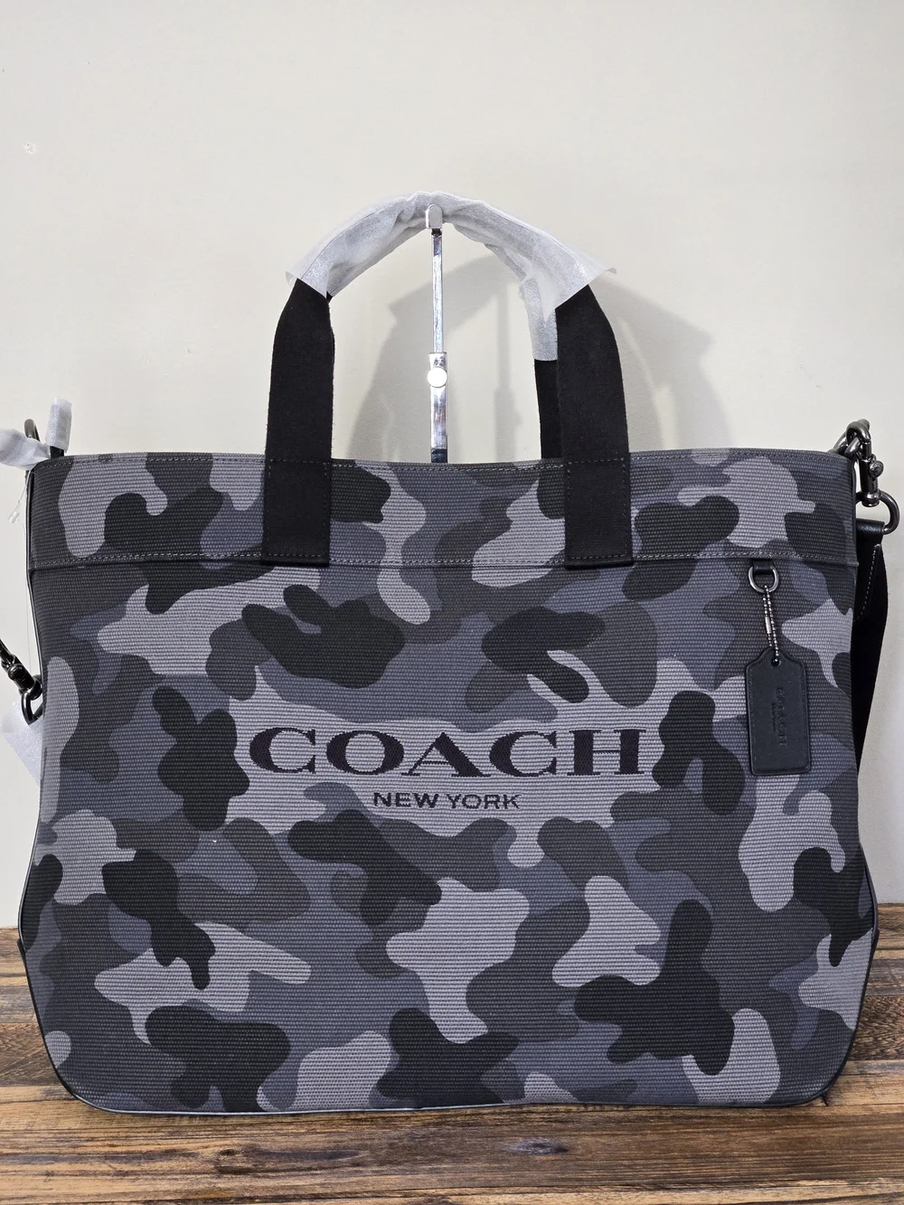 Coach Tote 38 In Camo Print